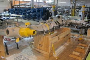 ATI Aviation Services has a large inventory of “as removed” and overhauled landing gear and components in its warehouse in Cleveland, OH.